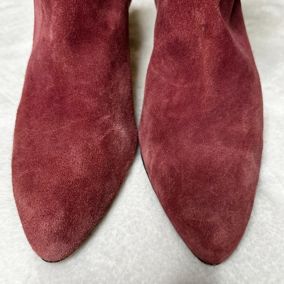 Adrienne Vittadini Shaye Suede Pointed Toe Ankle Booties Ox Women’s Sz 8.5 - Picture 6 of 12